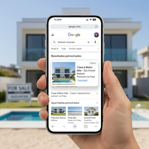 Google Ads para imobiliária: quando faz sentido e o que costuma desperdiçar verba